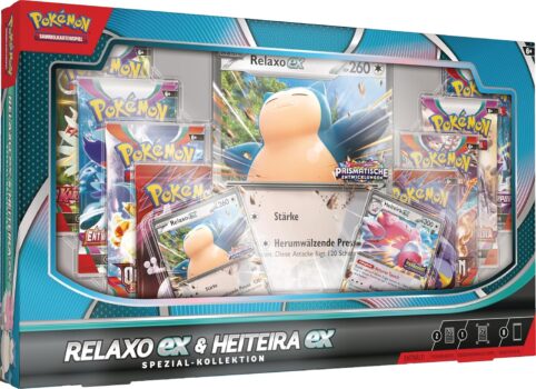 Pokémon Spezial-Kollektion Relaxo-ex & Heiteira-ex für 46,99 Euro