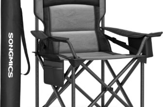 SONGMICS Campingstuhl mit Getränkehalter für 30,27 Euro