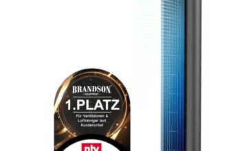 Brandson Turmventilator mit Fernbedienung (96 cm) für 73,40 Euro