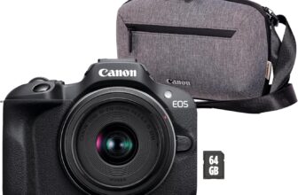 Canon EOS R100 Systemkamera mit RF-S 18-45mm Objektiv + Tasche für 459 Euro