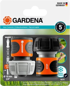 Gardena Schlauchverbinder‑Satz 19 mm (3/4 Zoll) (18275‑20) für 9,99 Euro