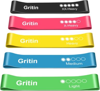 Gritin Fitnessbänder (5er Set) für 8,49 Euro