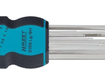 HAZET Winkelschraubendreher‑Satz 2105LG/9H (9‑teilig) für 18,99 Euro
