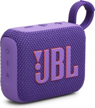 JBL Go 4 – Tragbarer Bluetooth-Lautsprecher (lila) für 29,99 Euro