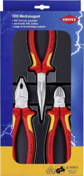 KNIPEX Elektro‑Paket (3‑teilig) für 63,02 Euro