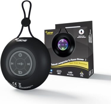 LEICKE DJ Roxxx Shower II – tragbarer Bluetooth Mini‑Lautsprecher für 7,98 Euro