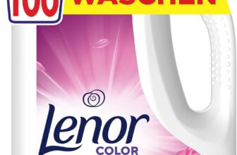 Lenor Color Amethyst Blütentraum Flüssigwaschmittel (100 Waschladungen) für 16,99 Euro