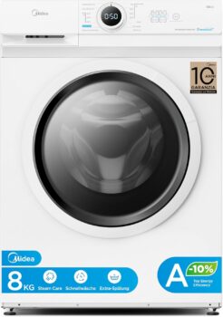 Midea MF10EW80BA10 Waschmaschine (8 kg, 1400 U/min) für 269,99 Euro