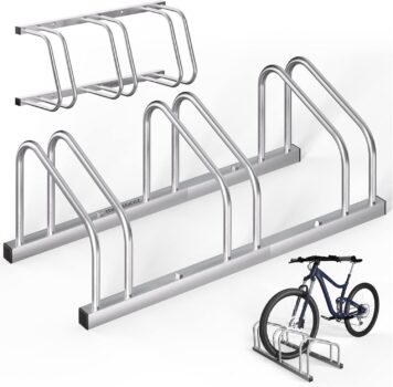 Monzana® Fahrradständer für 3 Fahrräder für 21,51 Euro