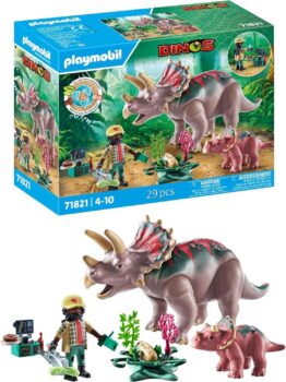 PLAYMOBIL – Dinos: Triceratops mit Jungtier (71821) für 21,77 Euro