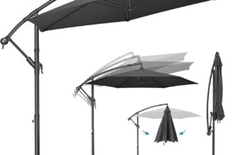 SONGMICS Ampelschirm (300 cm) für 54,88 Euro
