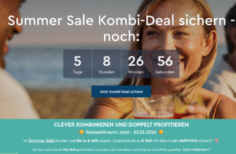 Robinson Kombi-Deal: Bis zu 600 € Rabatt + bis zu 300 € Extra-Rabatt!