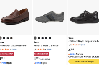 *PREISFEHLER* Verschiedene GEOX Schuhe für 4,30 Euro