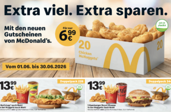 McDonald’s Gutscheine Juni 2026: Alle aktuellen Coupons und Angebote