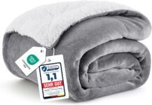 BEDSURE Warm Sherpa Wolldecke (150×200 cm) für 13,99 EUro
