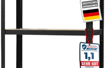 casa pura Schwerlastregal (180 x 90 x 40 cm) für 22,66 Euro