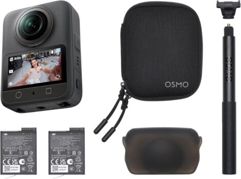 DJI Osmo 360 Essential Combo mit Zubehör für 385,03 Euro