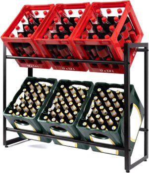 Floordirekt Kenji Getränkekistenregal für 6 Kisten für 29,90 Euro