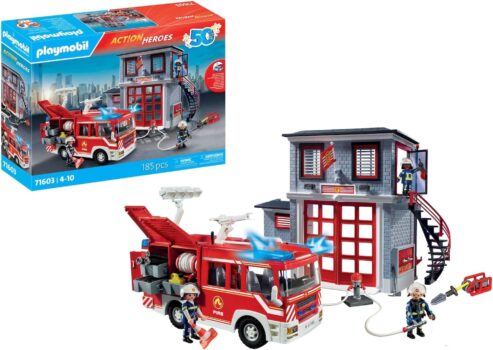 PLAYMOBIL Action Heroes Feuerwehr-Megaset (71603) für 49,99 Euro