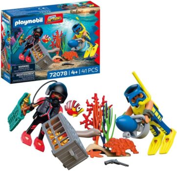 PLAYMOBIL City Action Polizeitaucher mit Schatz (72078) für 9,90 Euro