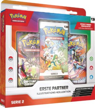 Pokémon-Sammelkartenspiel: Illustrations-Kollektion Erste Partner: Serie 2 für 17,99 Euro