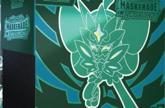 Pokémon Top-Trainer-Box Karmesin & Purpur – Maskerade im Zwielicht für 52,99 Euro
