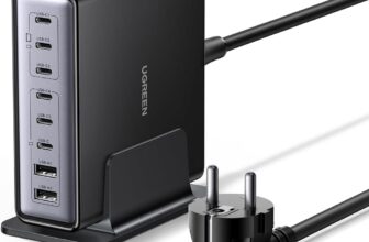 UGREEN USB C 200W GaN 8-Port Desktop-Ladestation für 53,96 Euro
