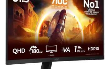 AOC CQ32G4VE 32 Zoll Curved, WQHD Gaming Monitor für 143,99 Euro
