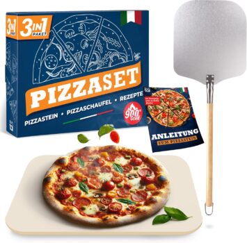 Blumtal Pizzastein Gasgrill & Pizzaschieber für 26,64 Euro