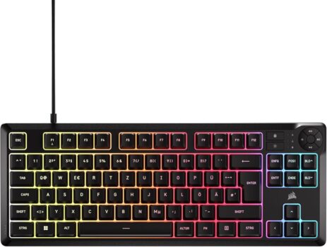 Corsair K55 CORE TKL RGB Tenkeyless Gaming-Tastatur für 39,99 Euro