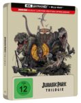 Jurassic Park – Limited Ultimate Steelbook Trilogy [4K Ultra HD] + [Blu-ray] für 42,32 Euro