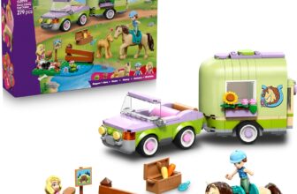 LEGO Friends Pferd und Fohlen mit Pferdeanhänger (42695) für 16,99 Euro