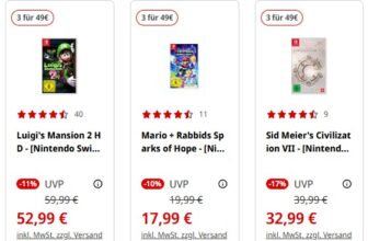 MediaMarkt: 3 Games für 49 € – PS5, Xbox, Switch & PC
