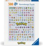 Ravensburger Puzzle 12000511 – Die ersten 151 Pokémon (500 Teile) für 9,81 Euro