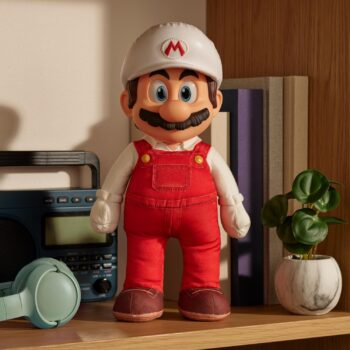 „Super Mario Galaxy”-Film: Bewegliches „Fire Mario”-Plüschtier für 26,70 Euro