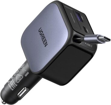 UGREEN Nexode 60W 3-Port Zigarettenanzünder für 10,99 Euro