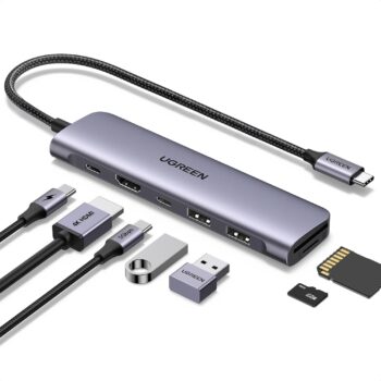UGREEN Revodok 1071 USB C Hub HDMI 4K Multiport Adapter für 11,95 Euro