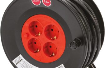 Velamp Kabeltrommel (25m) mit 4 Steckdosen für 28,99 Euro