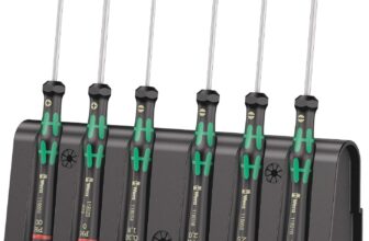 Wera Elektroniker-Schraubendrehersatz 2035/6 A + Rack (6-teilig) für 20,63 Euro