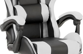 Baroni Home Gaming-Stuhl in weiß für 58,87´Euro