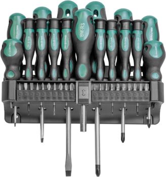 Brüder Mannesmann Schraubendreher- und Bit-Set (37-tlg.) für 13,99 Euro