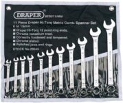 Draper Expert 29545 Ringmaulschlüssel-Satz (11-teilig) für 17,58 Euro