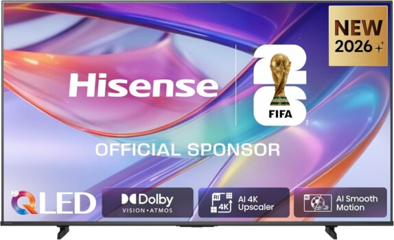 Hisense 50E7DS 50 Zoll 4K UHD QLED Fernseher für 299 Euro
