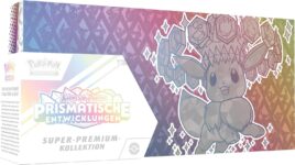 Pokémon Sammelkartenspiel: Super-Premium-Kollektion Prismatische Entwicklungen für 104,99 Euro
