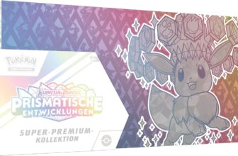Pokémon Sammelkartenspiel: Super-Premium-Kollektion Prismatische Entwicklungen für 104,99 Euro