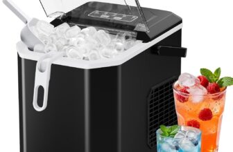 Silonn Eiswürfelmaschine mit Griff-Eiswürfelkorb für 67,99 Euro