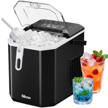 Silonn Eiswürfelmaschine mit Griff-Eiswürfelkorb für 67,99 Euro