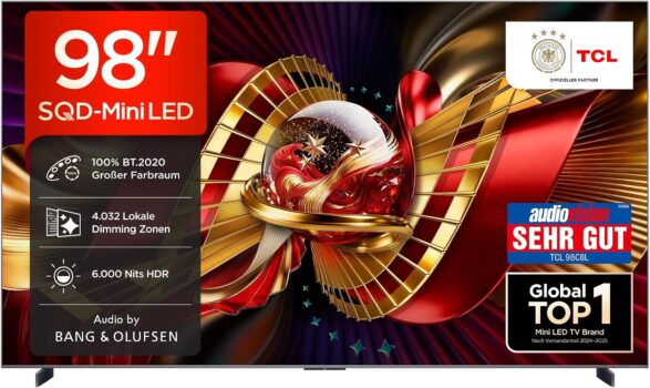TCL 98C8L QD-Mini LED 98 Zoll Fernseher für 2.999 Euro