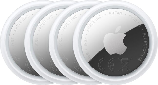 4er-Pack Apple AirTag (2. Generation) für 74,99 Euro
