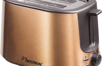 Bestron Toaster mit 2 Röstkammern für 21,99 Euro